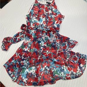 Tahari 10 Petite Floral Dress
